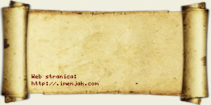 Dina Dečermić vizit kartica